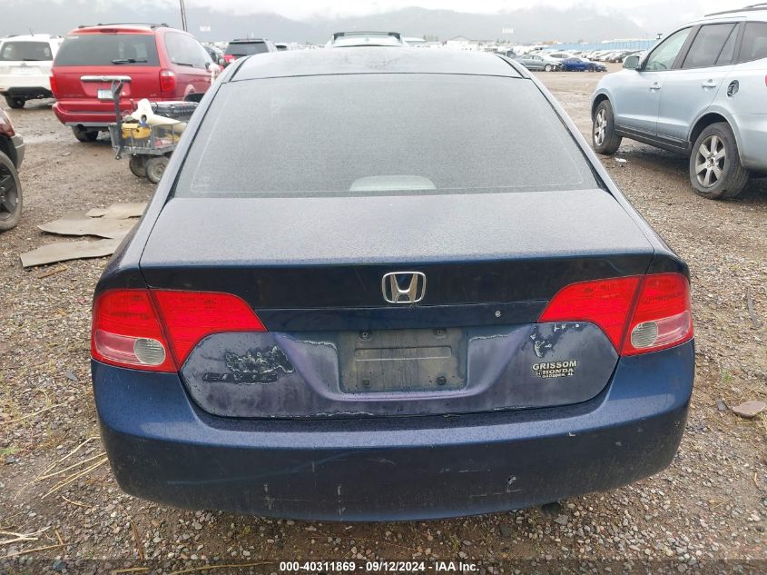 2008 Honda Civic Lx VIN: 2HGFA15558H500925 Lot: 40311869