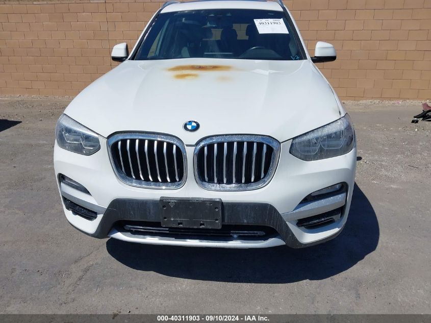 2019 BMW X3 Sdrive30I VIN: 5UXTR7C56KLF23657 Lot: 40311903