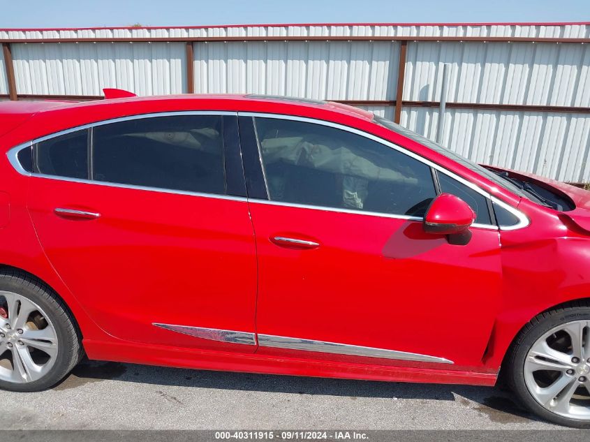 2018 Chevrolet Cruze Premier Auto VIN: 3G1BF6SM9JS534983 Lot: 40311915