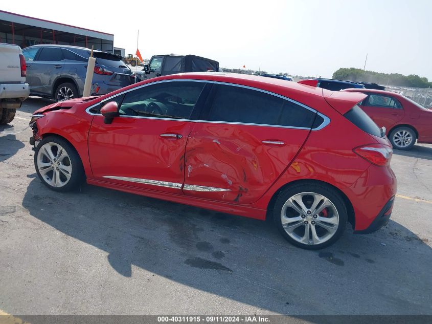 2018 Chevrolet Cruze Premier VIN: 3G1BF6SM9JS534983 Lot: 40311915