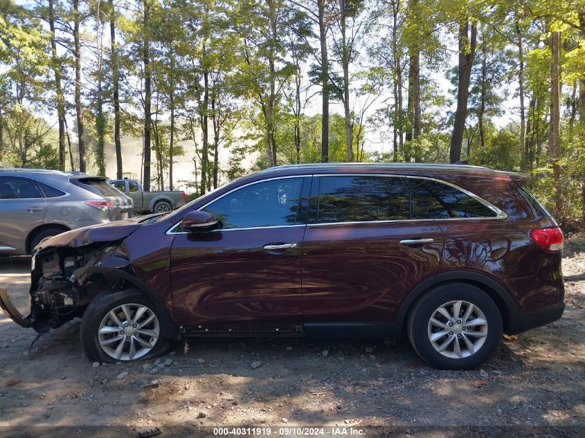 2018 Kia Sorento Lx/L VIN: 5XYPG4A38JG399570 Lot: 40311919