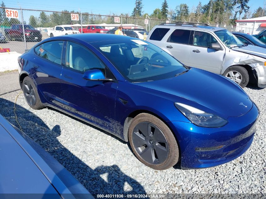 2022 TESLA MODEL 3 - 5YJ3E1EA6NF317506