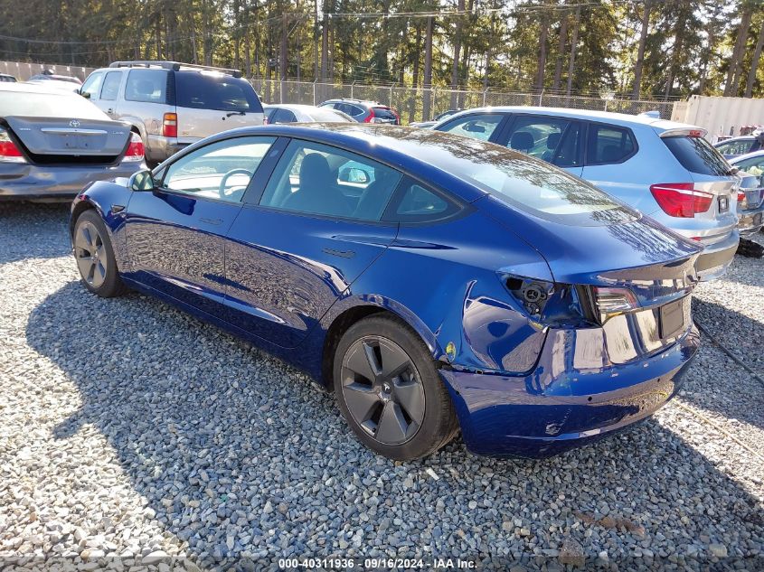 2022 TESLA MODEL 3 - 5YJ3E1EA6NF317506