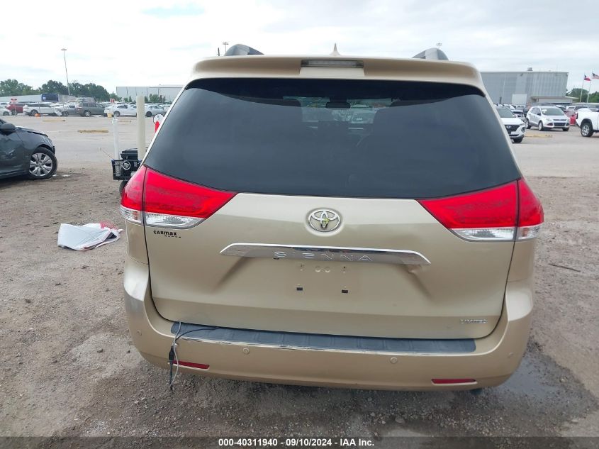 2013 Toyota Sienna Limited V6 7 Passenger VIN: 5TDYK3DC7DS321054 Lot: 40311940