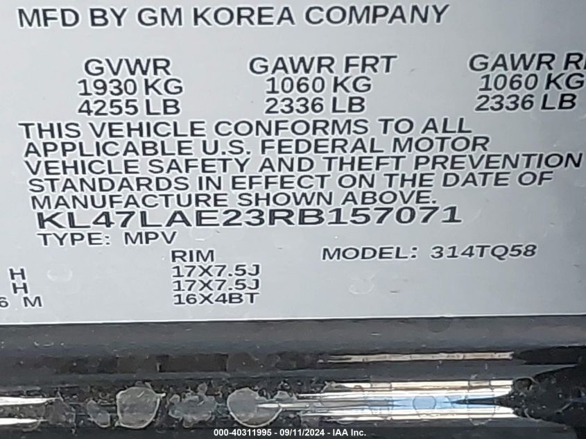 KL47LAE23RB157071 2024 Buick Envista Preferred Fwd