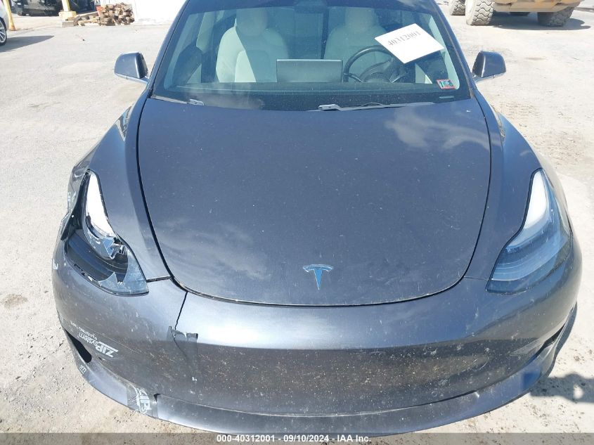 2019 Tesla Model 3 Long Range/Mid Range/Standard Range/Standard Range Plus VIN: 5YJ3E1EA3KF431538 Lot: 40312001