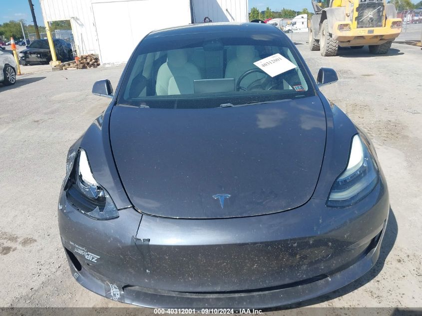 2019 Tesla Model 3 Long Range/Mid Range/Standard Range/Standard Range Plus VIN: 5YJ3E1EA3KF431538 Lot: 40312001