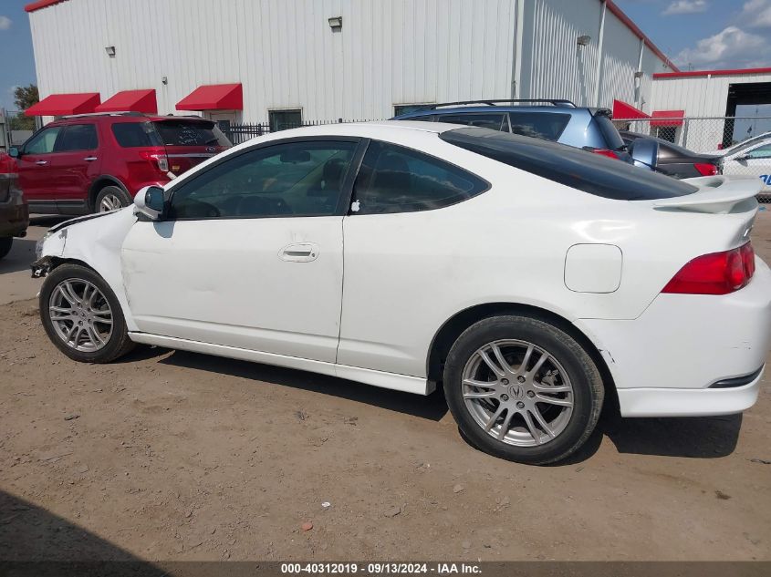 2006 Acura Rsx VIN: JH4DC54876S014740 Lot: 40312019