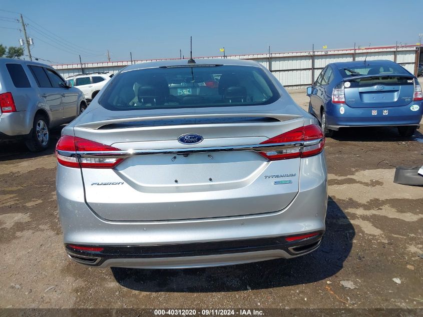 2017 FORD FUSION TITANIUM - 3FA6P0K93HR139557