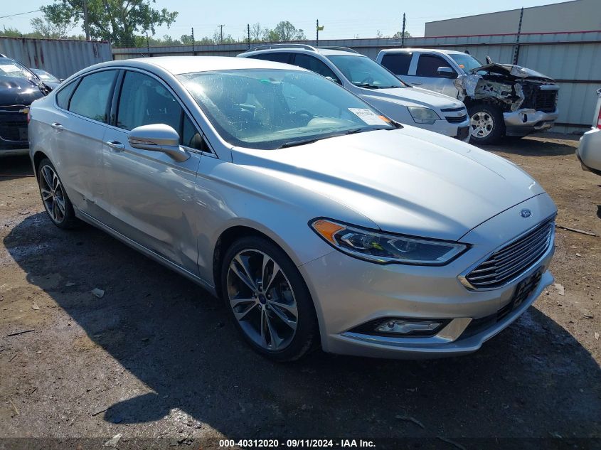 2017 FORD FUSION TITANIUM - 3FA6P0K93HR139557