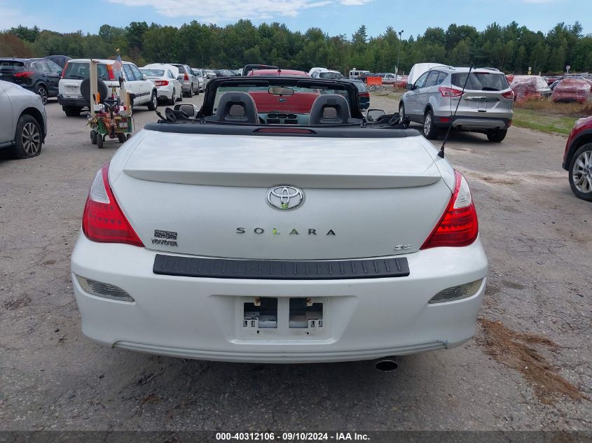 2007 Toyota Camry Solara Se VIN: 4T1FA38P97U129895 Lot: 40312106