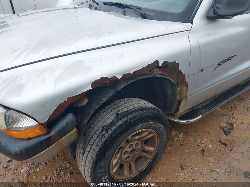 2001 Dodge Dakota Slt/Sport VIN: 1B7GG2AN71S126751 Lot: 40312116