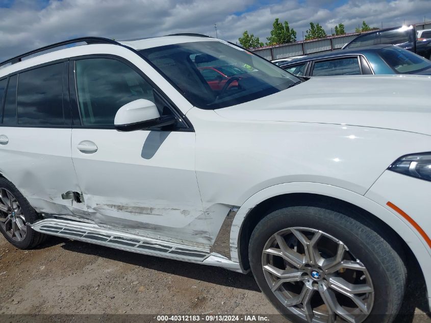 2021 BMW X7 xDrive40I VIN: 5UXCW2C04M9E59103 Lot: 40312183