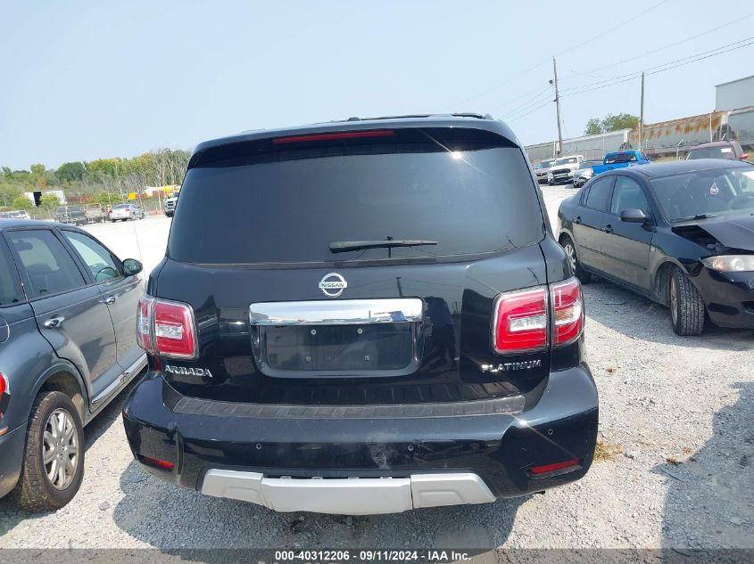 2018 Nissan Armada Platinum VIN: JN8AY2NE0J9731204 Lot: 40312206