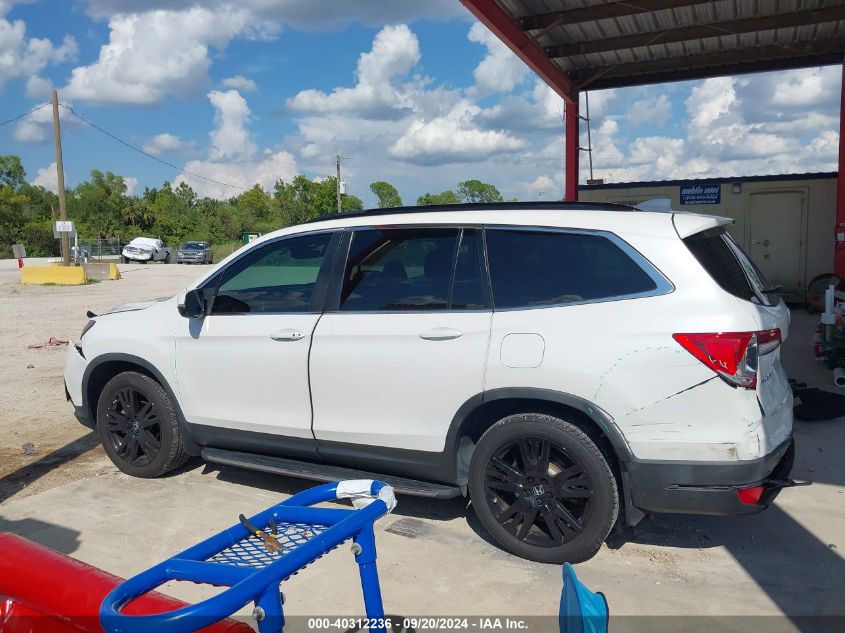 2021 Honda Pilot 2Wd Special Edition VIN: 5FNYF5H24MB005374 Lot: 40312236