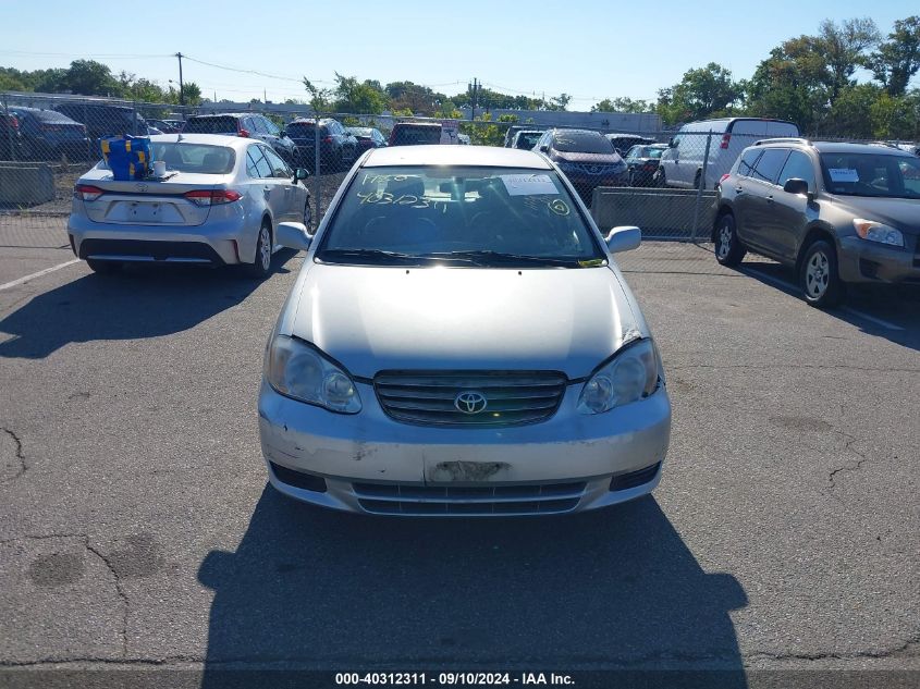 2004 Toyota Corolla Ce/Le/S VIN: 2T1BR38E24C198737 Lot: 40312311