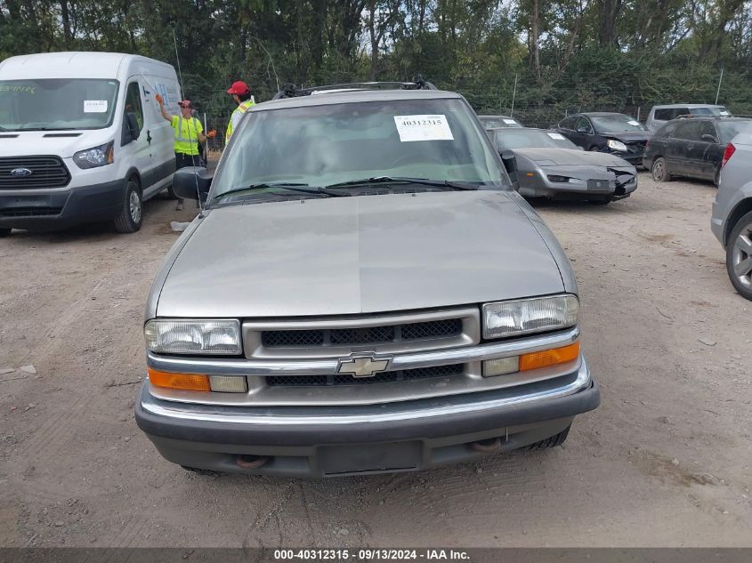 1999 Chevrolet Blazer Lt VIN: 1GNDT13W5X2154448 Lot: 40312315