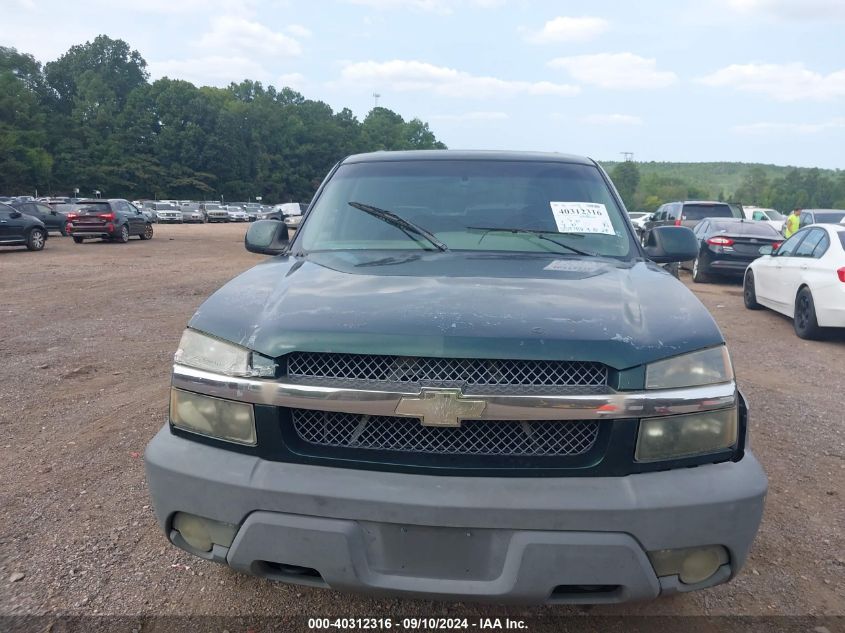 2002 Chevrolet Avalanche 1500 VIN: 3GNEC13T52G164701 Lot: 40312316