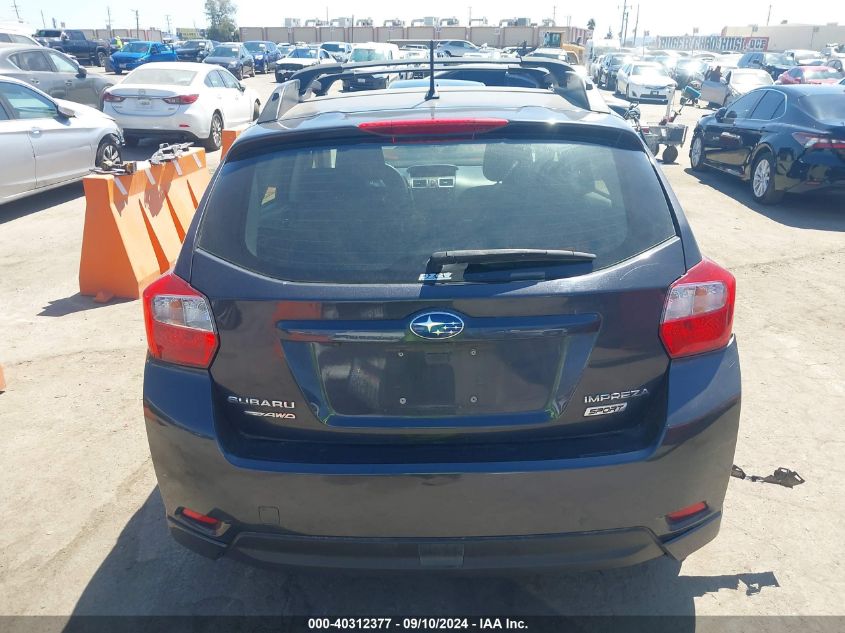 2016 Subaru Impreza 2.0I Sport Premium VIN: JF1GPAP60G8218662 Lot: 40312377