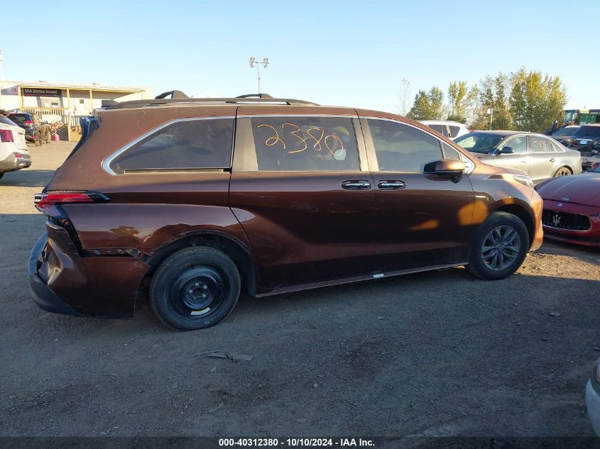 2022 Toyota Sienna Xle VIN: 5TDYRKEC0NS122059 Lot: 40312380