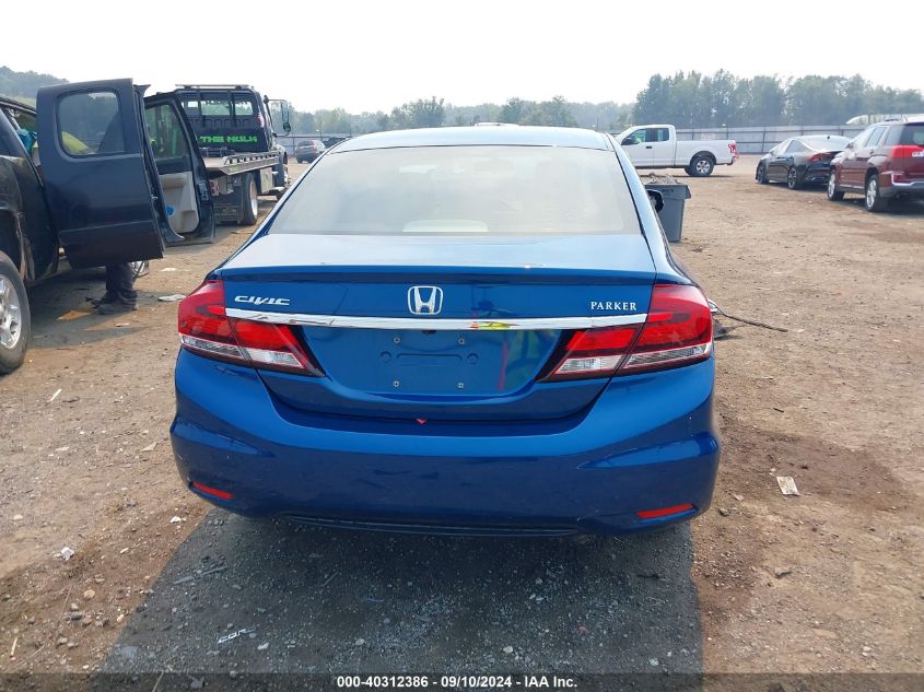 2013 Honda Civic Lx VIN: 2HGFB2F54DH598213 Lot: 40312386