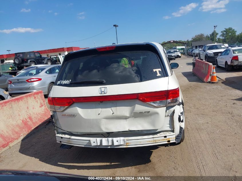 2014 Honda Odyssey Touring/Touring Elite VIN: 5FNRL5H95EB102398 Lot: 40312434