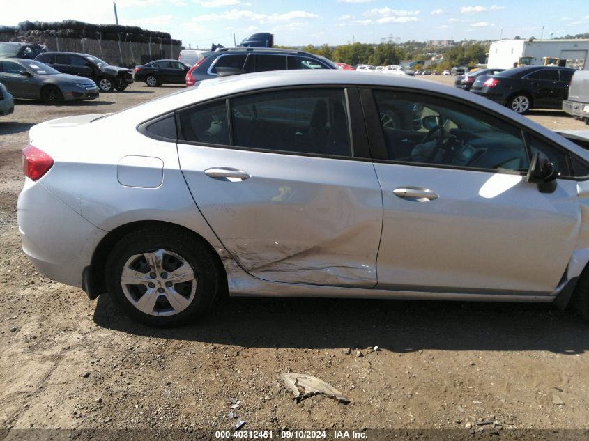 2018 Chevrolet Cruze Ls Auto VIN: 1G1BC5SM1J7174349 Lot: 40312451