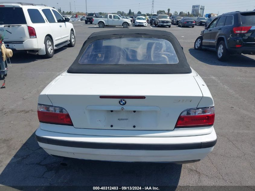 1996 BMW 318 Ic VIN: WBABH7329TEY01294 Lot: 40312483