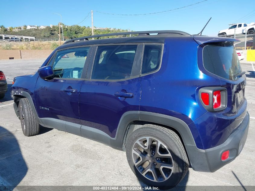 2016 Jeep Renegade Latitude VIN: ZACCJABT0GPD15165 Lot: 40312484