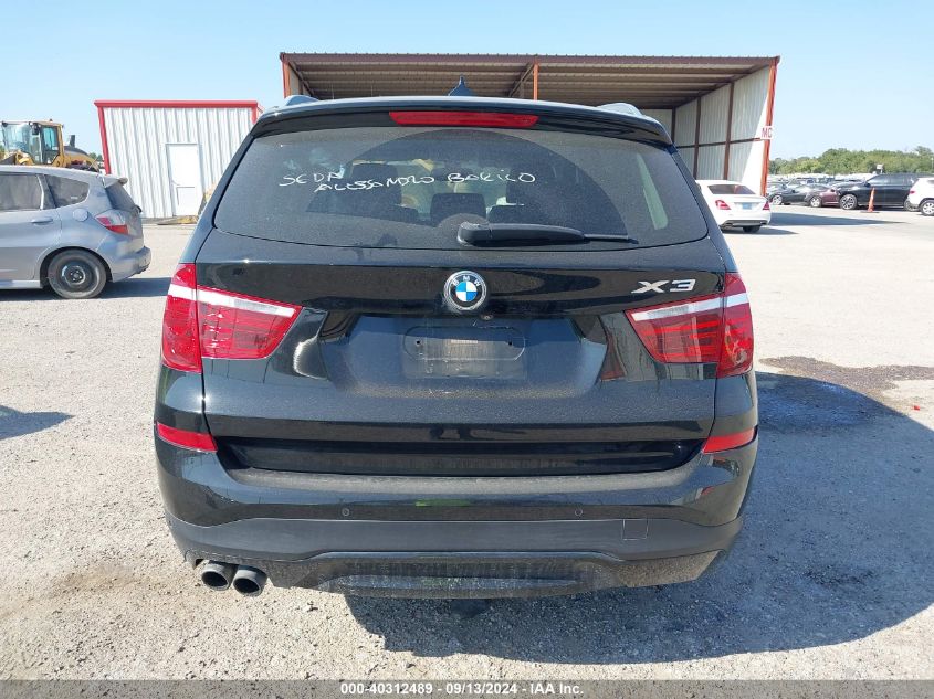 2016 BMW X3 xDrive28I VIN: 5UXWX9C58G0D70089 Lot: 40312489