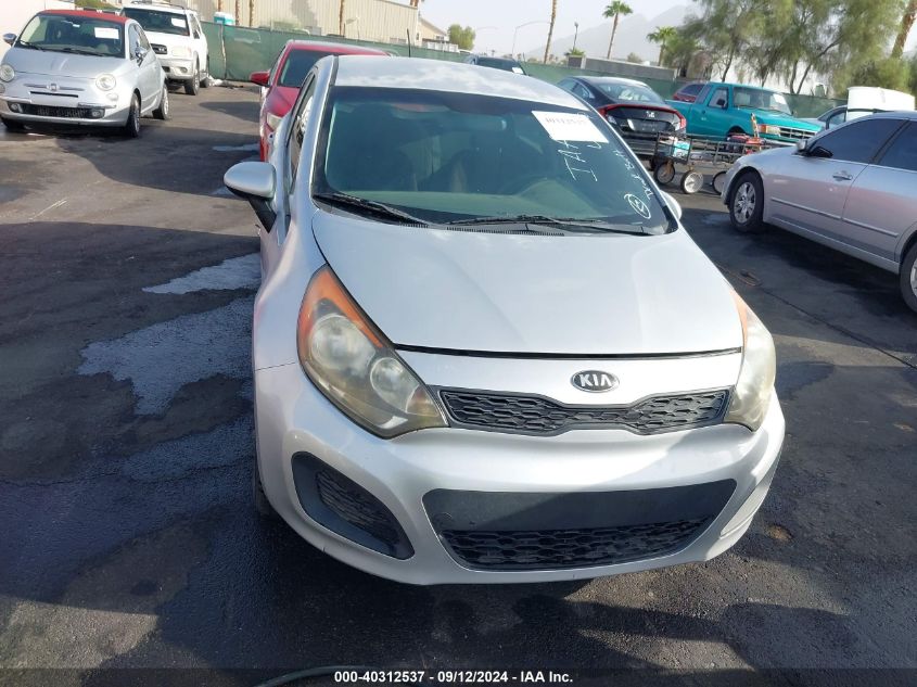 2013 Kia Rio Lx VIN: KNADM5A30D6138682 Lot: 40312537