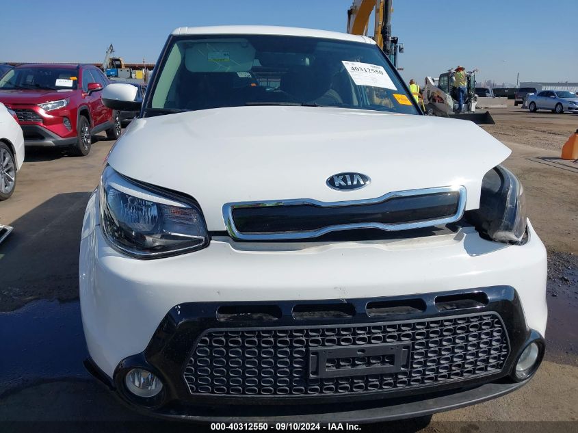 2016 Kia Soul + VIN: KNDJP3A55G7327054 Lot: 40312550