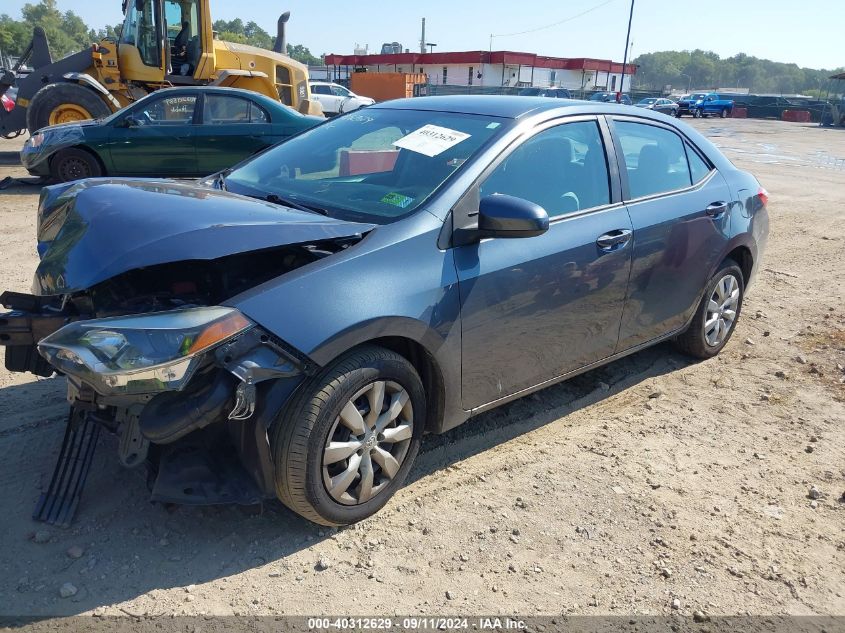 2016 TOYOTA COROLLA LE - 2T1BURHE0GC525173