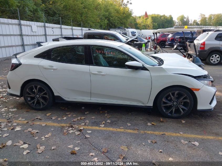 2018 Honda Civic Sport VIN: SHHFK7G4XJU217871 Lot: 40312682