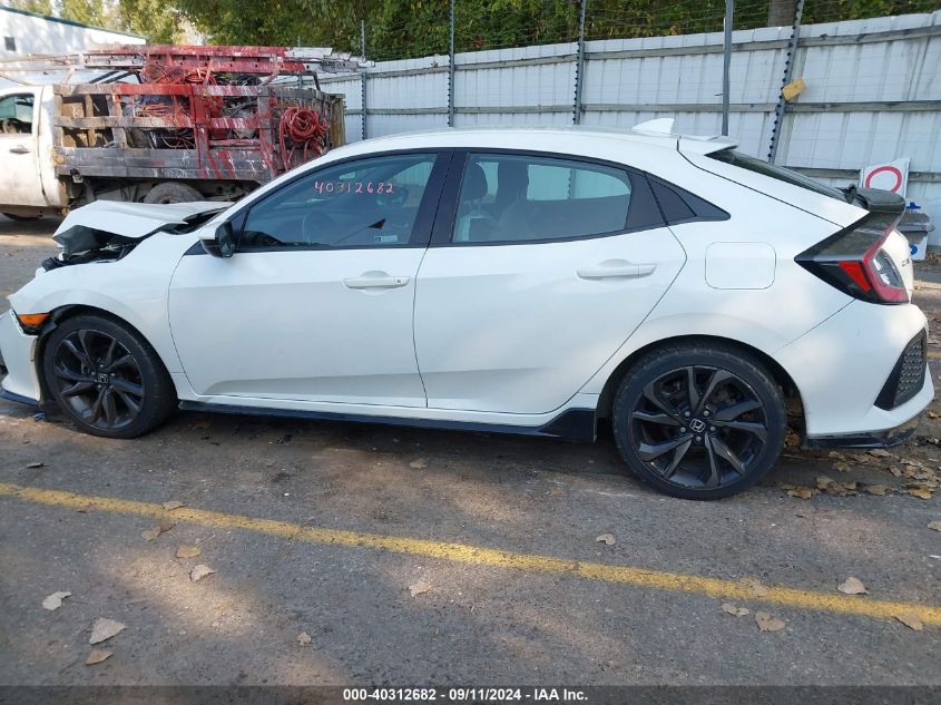 2018 Honda Civic Sport VIN: SHHFK7G4XJU217871 Lot: 40312682