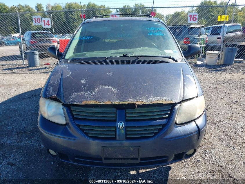 2005 Dodge Grand Caravan Sxt VIN: 2D4GP44L85R316171 Lot: 40312687