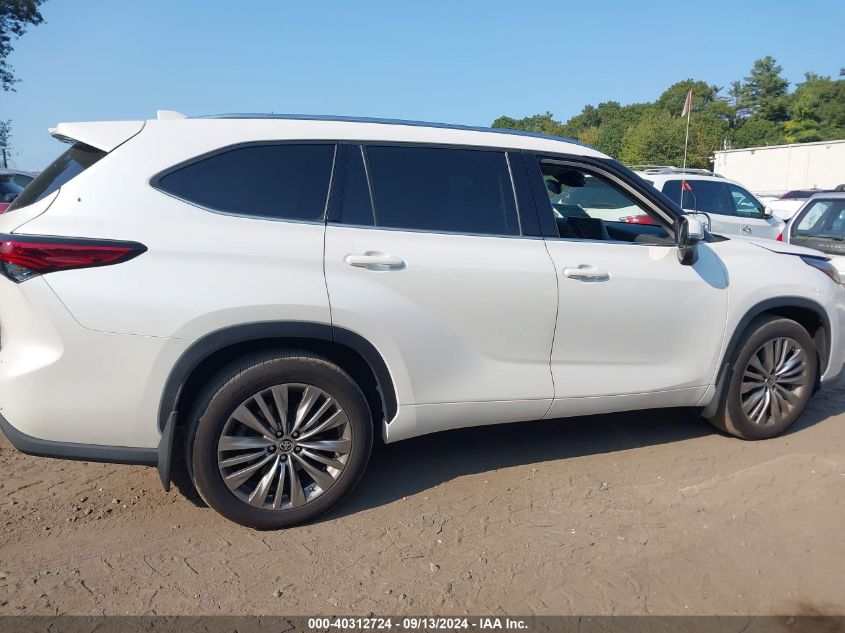 2021 Toyota Highlander Platinum VIN: 5TDFZRBH9MS106408 Lot: 40312724