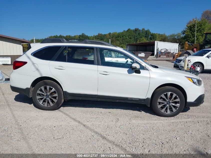 2016 Subaru Outback 2.5I Limited VIN: 4S4BSANC1G3250296 Lot: 40312737