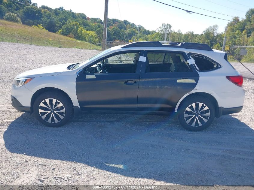 2016 Subaru Outback 2.5I Limited VIN: 4S4BSANC1G3250296 Lot: 40312737