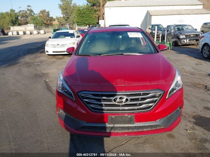 2017 Hyundai Sonata Sport VIN: 5NPE34AF7HH454512 Lot: 40312761