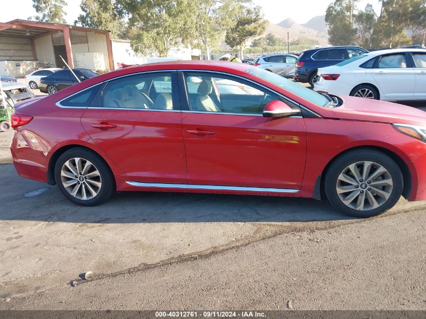 2017 Hyundai Sonata Sport VIN: 5NPE34AF7HH454512 Lot: 40312761