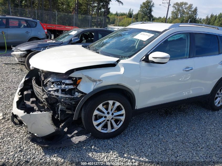 2016 Nissan Rogue Sv VIN: KNMAT2MV5GP711188 Lot: 40312772