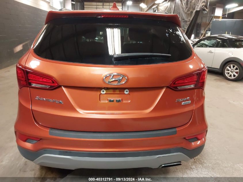 2018 Hyundai Santa Fe Sport 2.4L VIN: 5XYZUDLB1JG509106 Lot: 40312791