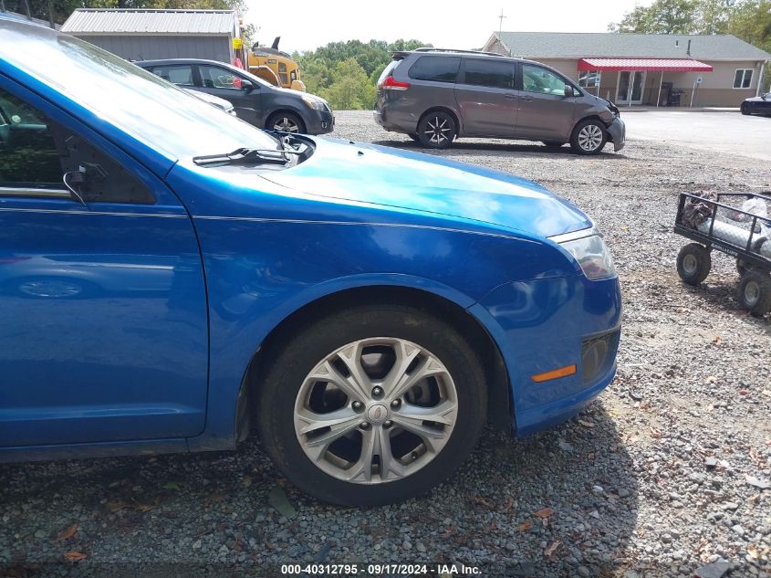 2012 Ford Fusion Se VIN: 3FAHP0HA3CR341494 Lot: 40312795