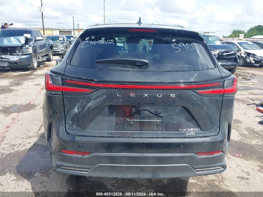 2023 Lexus Nx 350H Premium VIN: 2T2GKCEZXPC015909 Lot: 40312828