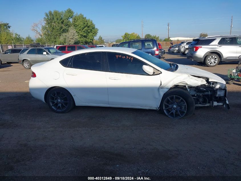 2016 Dodge Dart Se VIN: 1C3CDFAA7GD533367 Lot: 40312849