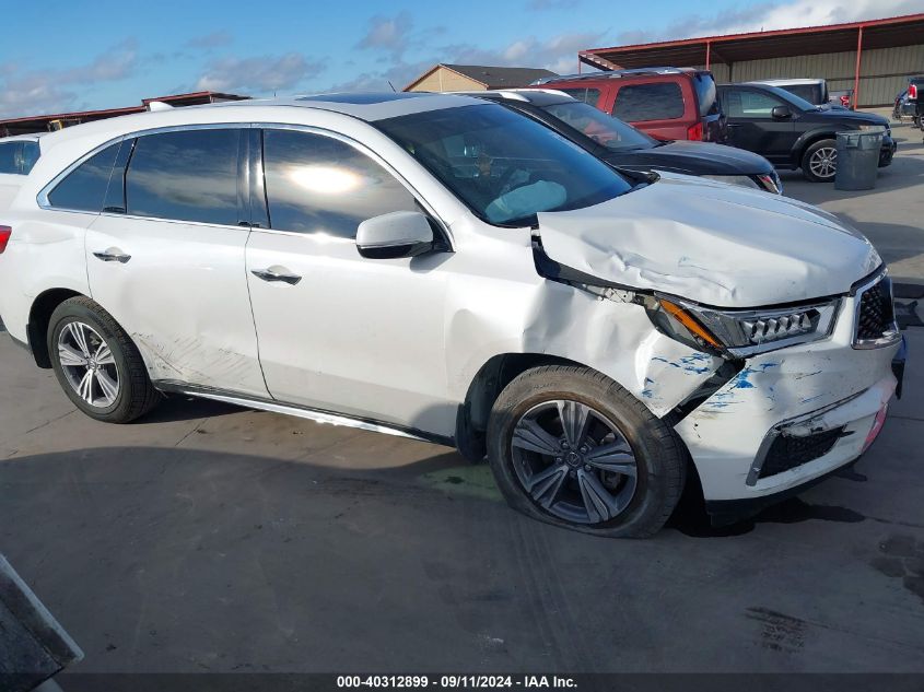 2020 Acura Mdx VIN: 5J8YD3H36LL016568 Lot: 40312899