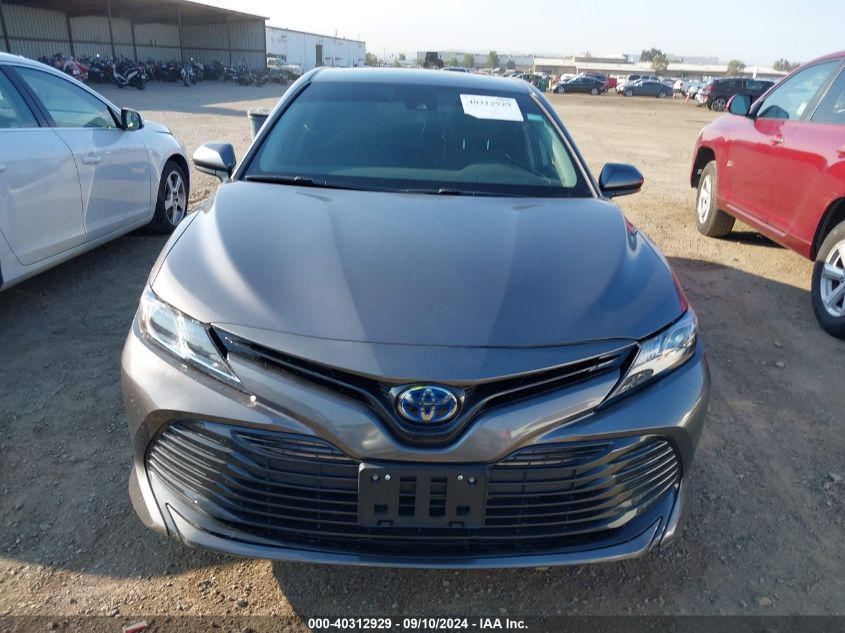 2020 Toyota Camry Le Hybrid VIN: 4T1C31AK7LU539802 Lot: 40312929