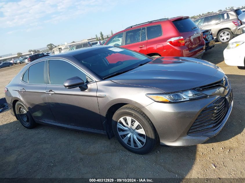 2020 Toyota Camry Le Hybrid VIN: 4T1C31AK7LU539802 Lot: 40312929