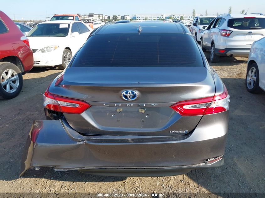 2020 Toyota Camry Le Hybrid VIN: 4T1C31AK7LU539802 Lot: 40312929